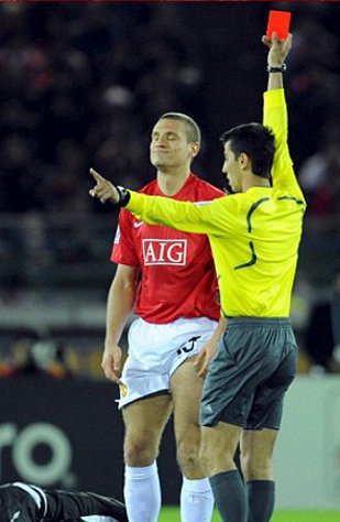 Soccer Red Card Men